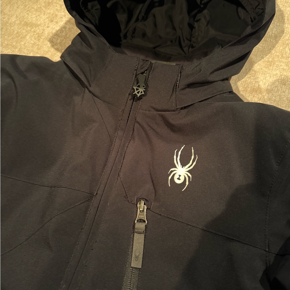 Spider Hooded Jacket Insulated, detachable hood, kids size 12